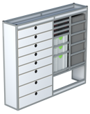 Bedrijfswageninrichting Citroën Jumper | L3H2 | Passagierszijde PZN-3