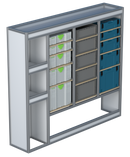 Bedrijfswageninrichting Ford Transit | L3H2 | Passagierszijde | Type 2