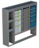 Bedrijfswageninrichting Mercedes Sprinter | L2H2 | Passagierszijde | Type 3