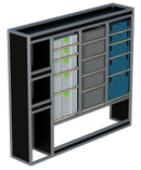 Bedrijfswageninrichting Ford Transit | L3H2 | Passagierszijde | Type 2