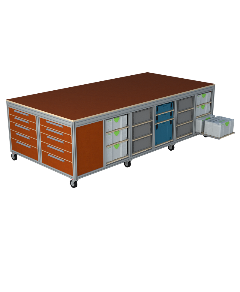 Mobiele werktafel MFT-HD-10KD-2L (XXL)