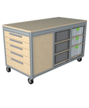 Mobiele werktafel MFT-HD-4K-1L