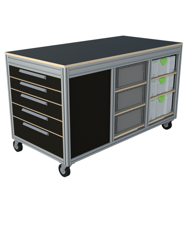 Mobiele werktafel MFT-HD-4K-1L