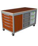 Mobiele werktafel MFT-HD-4K-1L