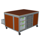 Mobiele werktafel MFT-HD-4KD-1S
