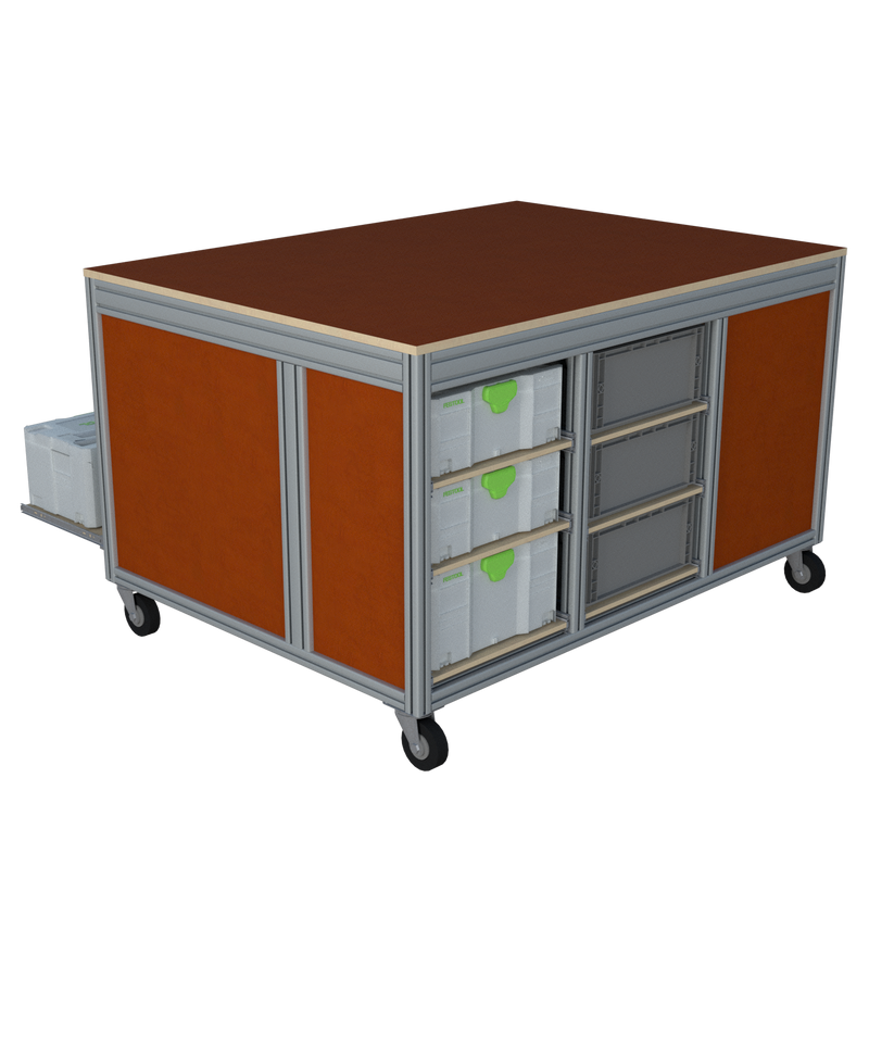 Mobiele werktafel MFT-HD-4KD-1S