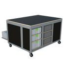Mobiele werktafel MFT-HD-4KD-1L