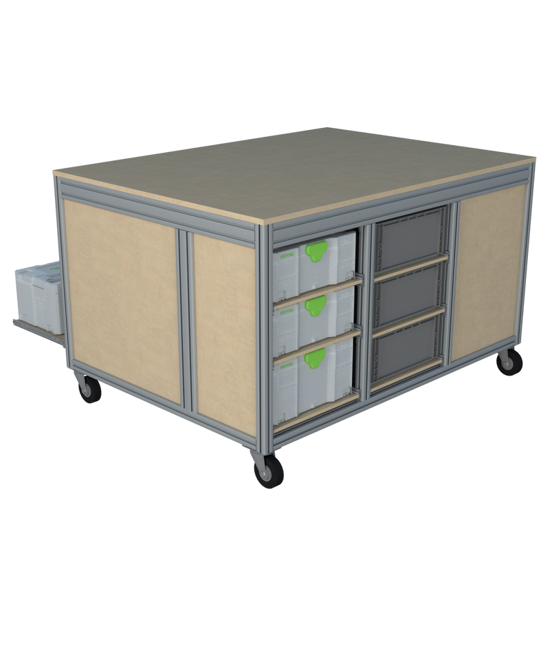 Mobiele werktafel MFT-HD-4KD-1S