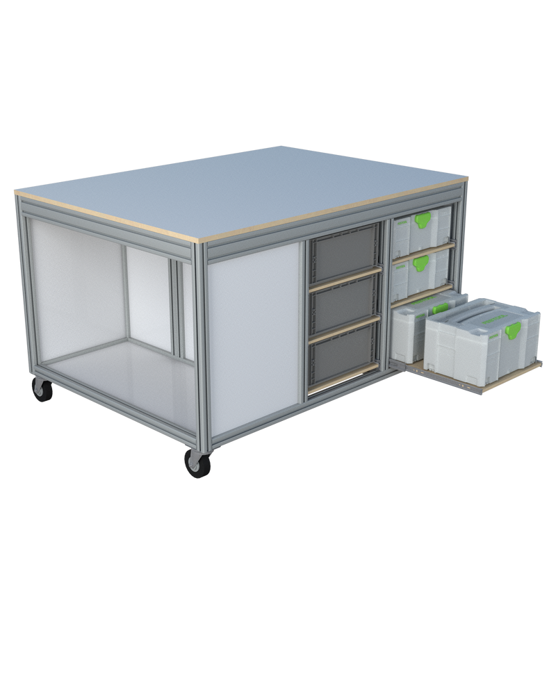 Mobiele werktafel MFT-HD-4KD-1S