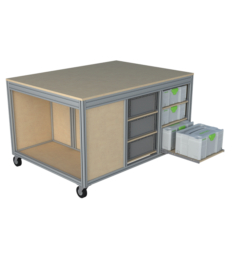 Mobiele werktafel MFT-HD-4KD-1S