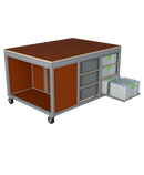 Mobiele werktafel MFT-HD-4KD-1S