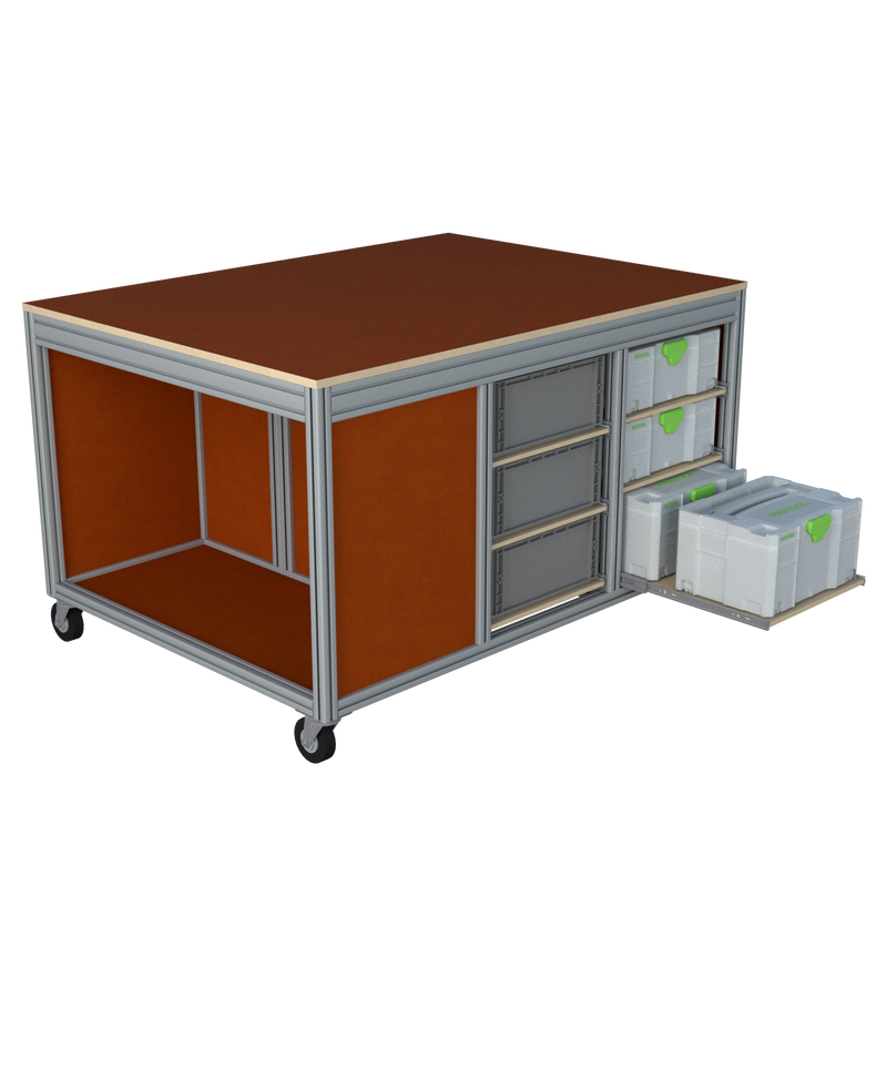 Mobiele werktafel MFT-HD-4KD-1S