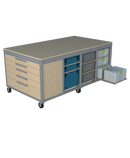 Mobiele werktafel MFT-HD-6KD-1L