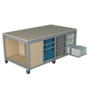 Mobiele werktafel MFT-HD-6KD-1S