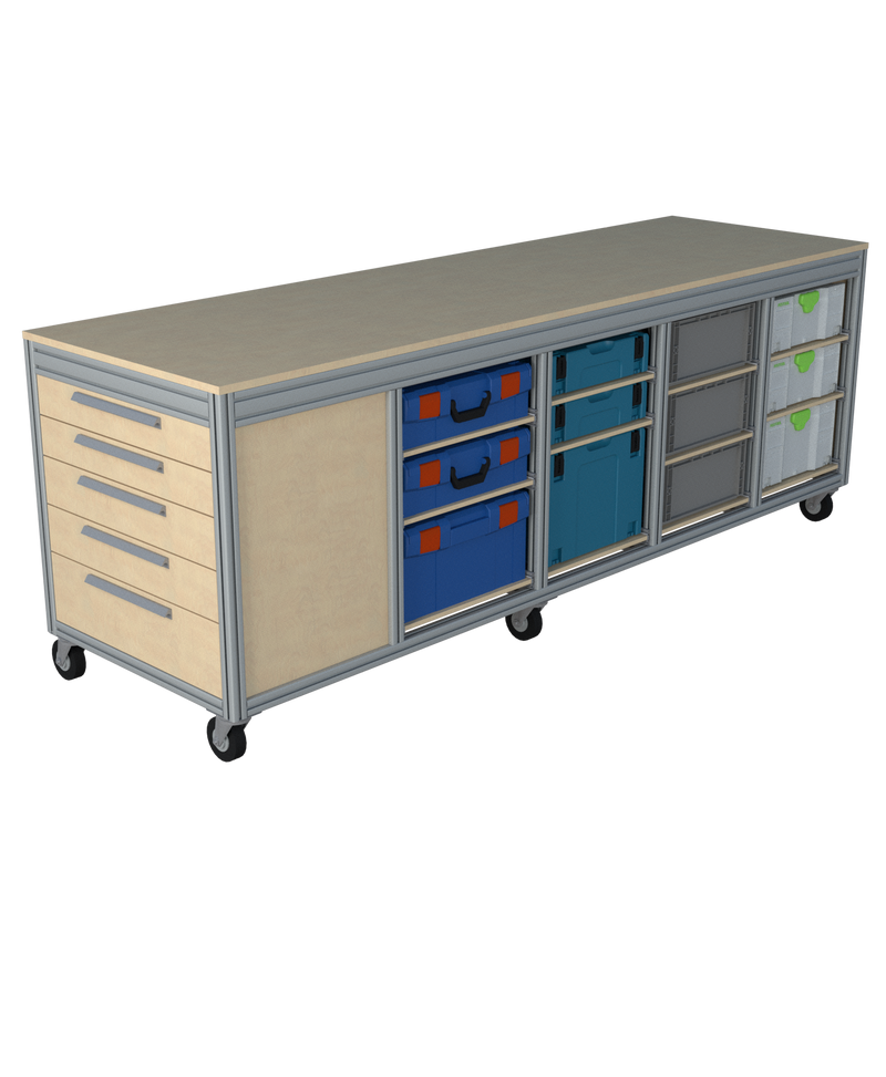Mobiele werktafel MFT-HD-8K-1L