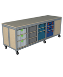 Mobiele werktafel MFT-HD-8K-1S