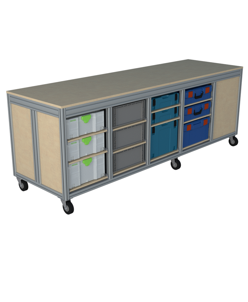 Mobiele werktafel MFT-HD-8K-1S