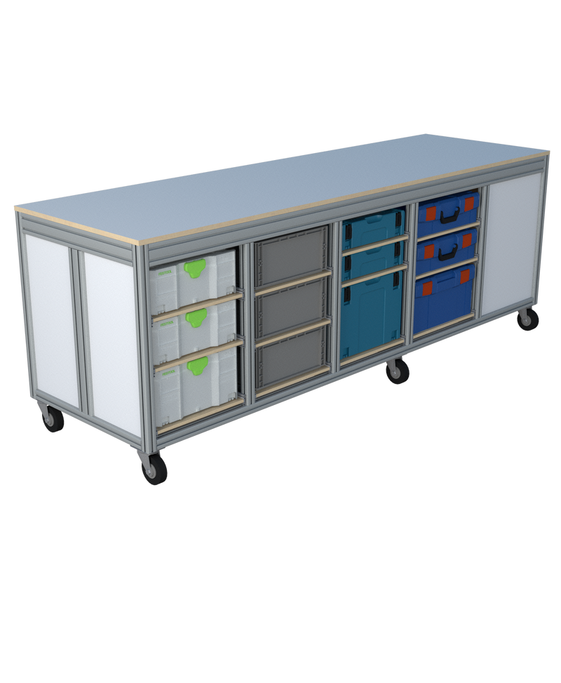 Mobiele werktafel MFT-HD-8K-1S