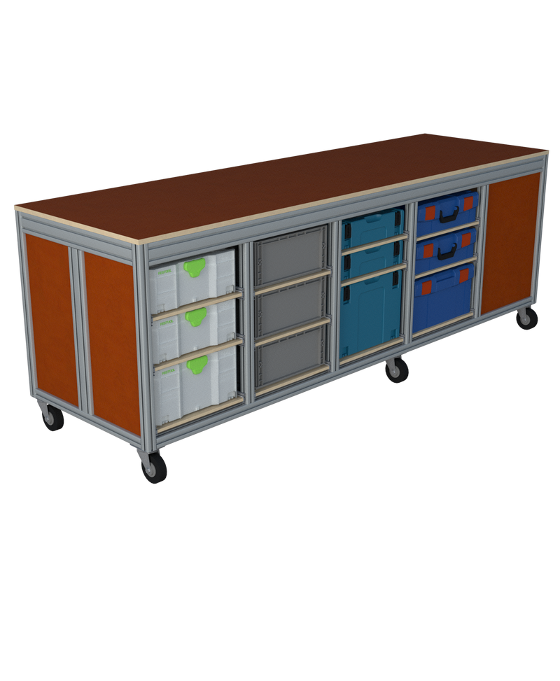 Mobiele werktafel MFT-HD-8K-1S