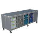 Mobiele werktafel MFT-HD-8K-1L