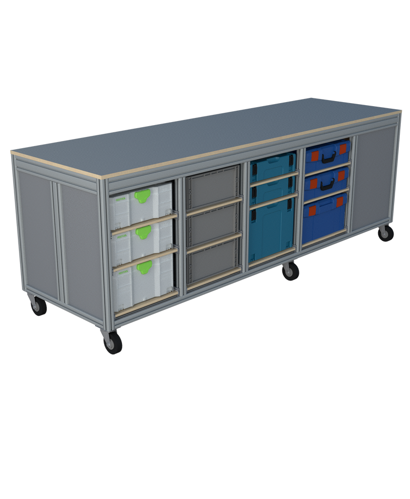Mobiele werktafel MFT-HD-8K-1S