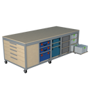 Mobiele werktafel MFT-HD-8KD-1L