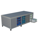 Mobiele werktafel MFT-HD-8KD-1L