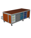Mobiele werktafel MFT-HD-8KD-1L