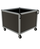 Verrijdbare materiaalbak op maat