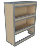 Bedrijfswageninrichting Opel Vivaro | L2 | Passagierszijde | Type 2