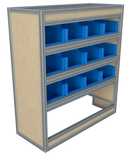 Bedrijfswageninrichting Peugeot Expert | L2 | Passagierszijde | Type 3