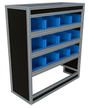 Bedrijfswageninrichting Toyota Proace | L2 (Worker) | Passagierszijde | Type 3