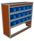 Bedrijfswageninrichting Citroën Jumpy | L3 (XL) | Passagierszijde | Type 3