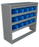 Bedrijfswageninrichting Toyota Proace | L3 (Long Worker) | Passagierszijde | Type 3