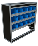 Bedrijfswageninrichting Toyota Proace | L3 (Long Worker) | Passagierszijde | Type 3