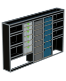Bedrijfswageninrichting Peugeot Boxer | L2H2 | Bestuurderszijde | Type 2