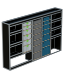 Bedrijfswageninrichting Opel Movano | L2H2 | Bestuurderszijde | Type 2