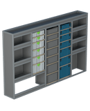 Bedrijfswageninrichting Peugeot Boxer | L2H2 | Bestuurderszijde | Type 2