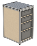 Werkbank met rollenbaan RW-1K-LD