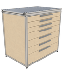 Werkbank met rollenbaan RW-1L-BD