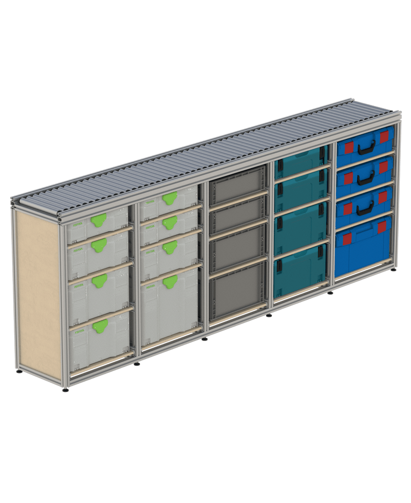 Werkbank met rollenbaan RW-5K-LO