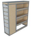 Bedrijfswageninrichting Renault Master | L2H2 | Passagierszijde | Type 1