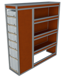 Bedrijfswageninrichting Citroën Jumper | L3H2 | Passagierszijde | Type 1