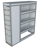 Bedrijfswageninrichting VW Crafter | L3H3 | Passagierszijde | Type 1