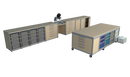 Werkplaatsinrichting set 4 (6190mm) met mobiele werktafel