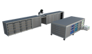 Werkplaatsinrichting set 4 (6190mm) met mobiele werktafel