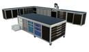 Werkplaatsinrichting set 5 (5890 x 3615mm) met mobiele werktafel