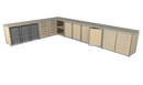 Werkplaatsinrichting set 7 (4800 x 3255mm)