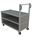 Tafelwagen op maat - gesloten 3 niveau's