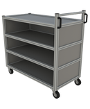 Tafelwagen op maat - gesloten 4 niveau's